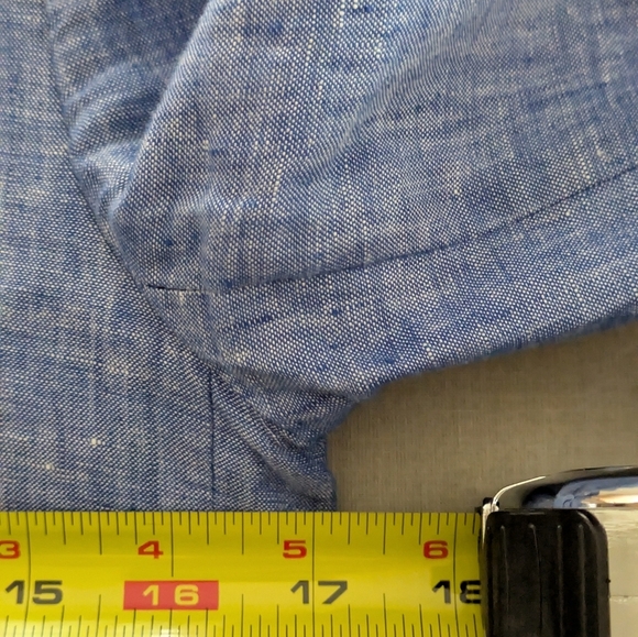 J. Crew Linen Schoolboy Blazer 4 Blue - Picture 11 of 13